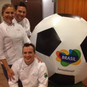Evento Goal To Brasil, New York, EUA, 2013. (Na foto com os chefs Monica e Dalton Rangel)